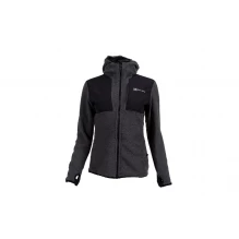 Hoodie FZ Womans Black/Grey