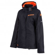 Klim Allure Jacket Black - Fiery Coral