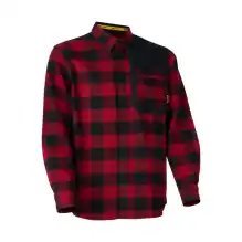 M SKI-DOO PLAID FLANNEL SHIRT