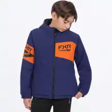 Yth Ascend Reversible Jacket Deep Cobalt/Jaffa Orange