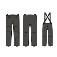 L3 Shell Pant Women Dark Gray
