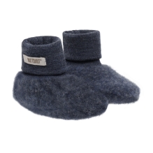 Footies Wool Fleece - Ombre Blue Melange