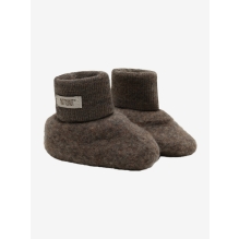 Footies Wool Fleece - Brown Melange