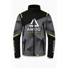 AMOQ Apex V2 Racing Jacka Svart/Grå/Hivis