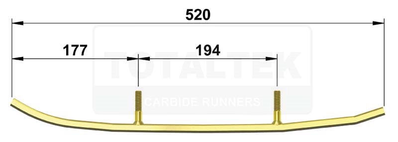 Totaltek Styrejern 12 Mm